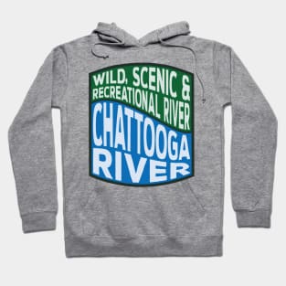 Chattooga River Wild, Scenic and Recreational River wave Hoodie